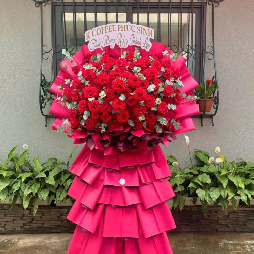 Kệ Hoa Khai Trương 16