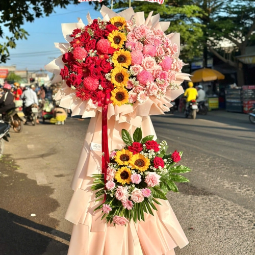 Kệ Hoa Chúc Mừng 23