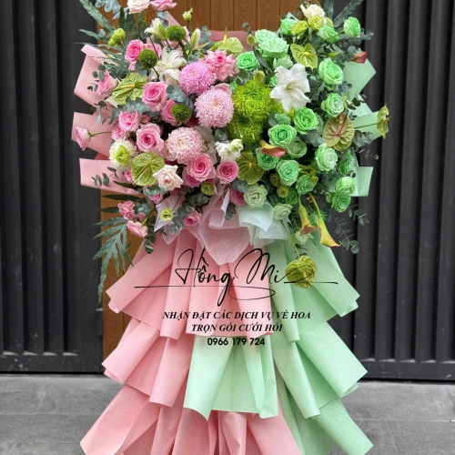 Kệ Hoa Chúc Mừng 30