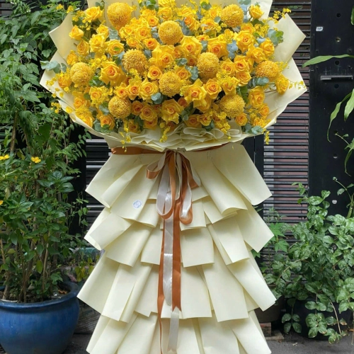 Kệ Hoa Chúc Mừng 38