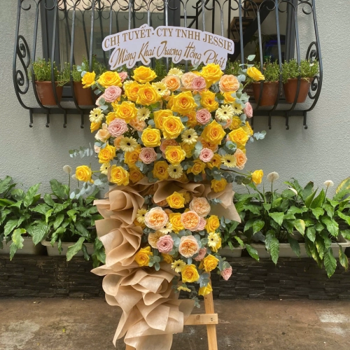 Kệ Hoa Chúc Mừng 45